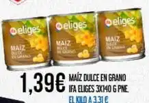 Claudio Ifa eliges - maiz dulce en grano oferta