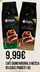Claudio Eliges - cafe grano natural o mezcla oferta