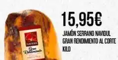 Claudio Serrano - jamon navidul gran rendimiento al corte oferta