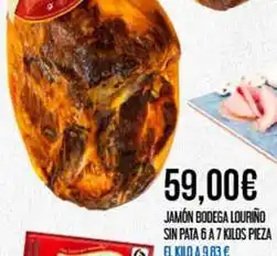 Claudio Jamón bodega lourino sin pata oferta