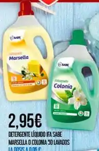 Claudio Marsella - detergente líquido ifa sabe o colonia oferta