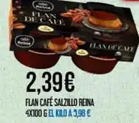 Claudio Postres reina - flan cafe salzillo oferta
