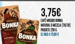 Claudio Bonka - cafe molido natural o mezcla oferta
