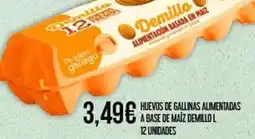 Claudio Origen - huevos de galinas alimentadas a base de maíz oferta
