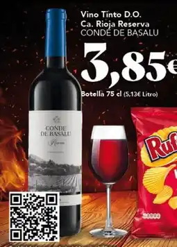 Gadis Conde de basalu - vino tinto d.o.ca. rioja reserva oferta