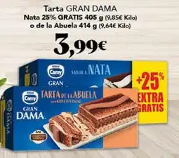 Gadis La abuela - tarta nata 25% gratis 405 o de la abuela oferta