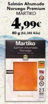 Gadis Martiko - salmon ahumado noruego premium oferta