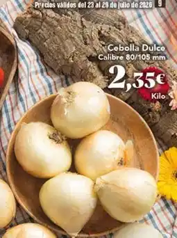 Gadis Cebolla dulce calibre oferta