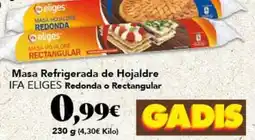 Gadis Ifa eliges - masa refrigerada de hojaldre oferta