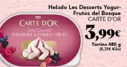 Gadis Carte d'or - helado les desserts yogur-fruttos del bosque oferta