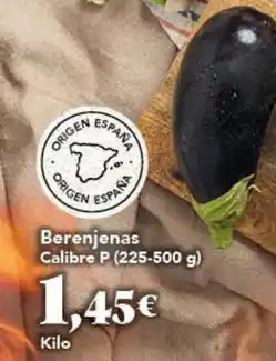 Gadis Origen - berenjenas calibre p oferta