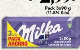 Gadis Milka - pack 3x90g oferta