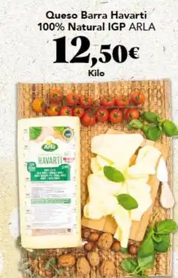 Gadis Arla - queso barra havarti 100% natural igp oferta