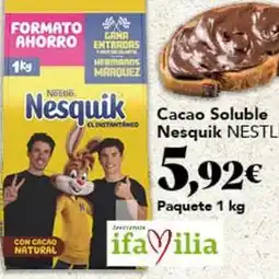 Gadis Nestlé - cacao soluble nesquik oferta