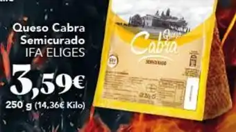 Gadis Ifa eliges - queso cabra semicurado oferta