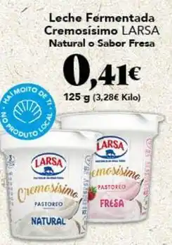 Gadis Larsa - leche fermentada cremosísamo natural o sabor fresa oferta