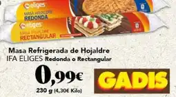 Gadis Eliges - masa refrigerada de hojaldre oferta