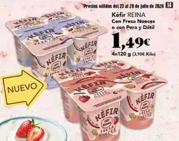 Gadis Reina - kéfir reina con fresa nueces o con pera y datil oferta