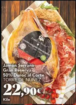 Gadis Torre de núñez - jamon serrano gran reserva 50% duroc al corte oferta
