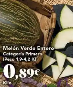 Gadis Primor - melon verde entero oferta