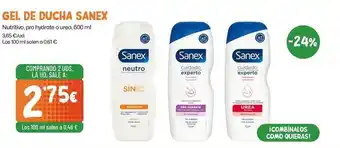 AhorraMas Sanex - gel de ducha oferta