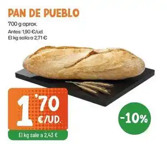 AhorraMas Pueblo - pan de pueblo oferta