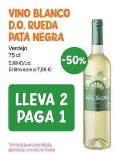AhorraMas Blanco - vino d.o. rueda pata negra oferta