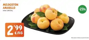 AhorraMas Melocoton amarillo oferta
