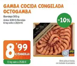 AhorraMas Octogamba - gamba cocida congelada oferta