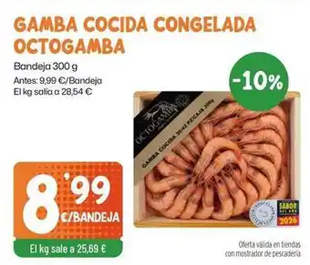 Octogamba - gamba cocida congelada