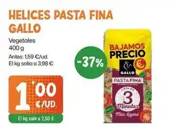 AhorraMas Gallo - pasta fina vegetales oferta