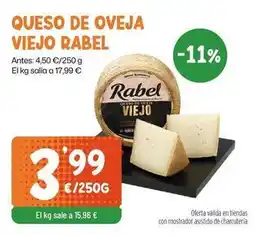 AhorraMas Queso de oveja viejo oferta