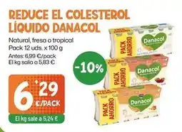 AhorraMas Danone - liquido danacol oferta