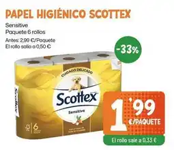 AhorraMas Scottex - papel higiénico oferta