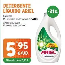 AhorraMas Ariel - detergente liquido oferta