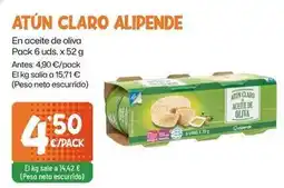 AhorraMas Alipende - atun claro oferta