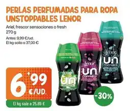 AhorraMas Lenor - perlas perfumadas para ropa unstoppables oferta