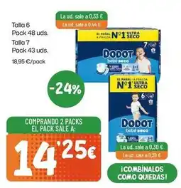 AhorraMas Dodot - talla 6 oferta