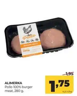 Alimerka Alimerka - pollo 100% burger meat oferta