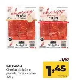 Alimerka Palcarsa - chorizo de leon o picante extra de leon oferta