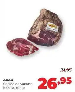 Alimerka Arau - cecina de vacuno babilla oferta