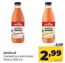 Alimerka Alvalle - gazpacho o salmorejo fresco oferta