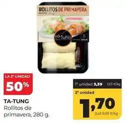 Alimerka Ta tung - rollitos de primavera oferta