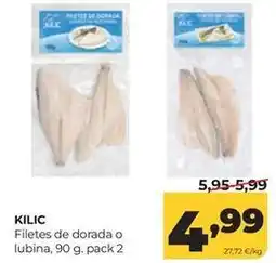 Alimerka Alimerka - kilic filetes de dorada o lubina oferta