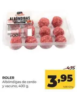 Alimerka Roler - albondigas de cerdo y vacuno oferta