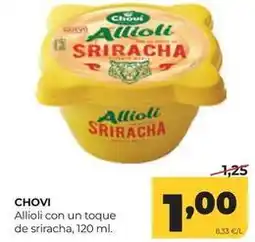 Alimerka Chovi - allioli con un toque de sriracha oferta
