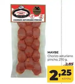 Alimerka Maybe - chorizo asturiano pincho oferta