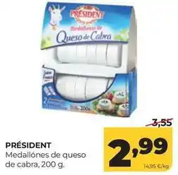 Alimerka Président - medallones de queso de cabra oferta