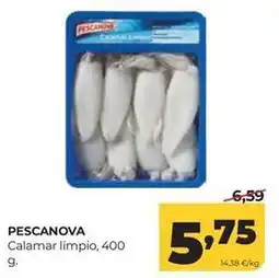 Alimerka Pescanova - calamar limpio oferta