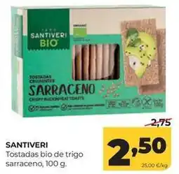 Alimerka Santiveri - tostadas bio de trigo sarraceno oferta